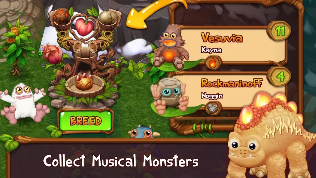 Singing Monsters: Dawn of Fire (Сингинг Монстерс)  [МОД Unlimited Money] Screenshot 1
