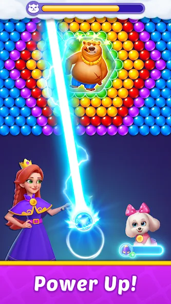 Bubble Shooter Kingdom  [МОД Unlimited Money] Screenshot 3