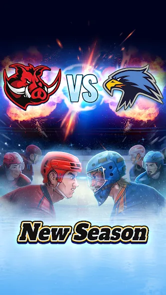 Superstar Hockey (уперстар Хоккей)  [МОД Unlocked] Screenshot 1
