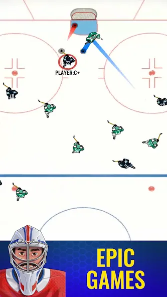 Superstar Hockey (уперстар Хоккей)  [МОД Unlocked] Screenshot 2