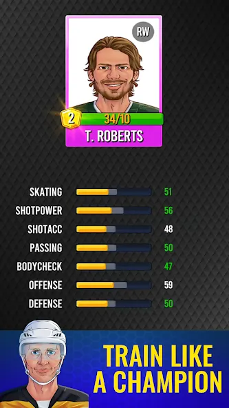 Superstar Hockey (уперстар Хоккей)  [МОД Unlocked] Screenshot 5