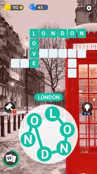 Word City: Connect Word Game (Ворд Сити)  [МОД Unlimited Money] Screenshot 1