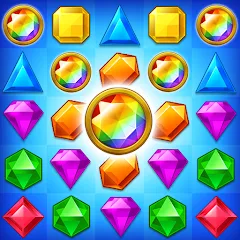 Скачать взломанную Jewel Match King  [МОД Unlimited Money] - полная версия apk на Андроид