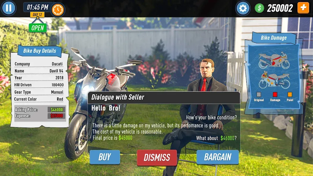 Motorcycle Dealer Bike Games  [МОД Бесконечные деньги] Screenshot 5