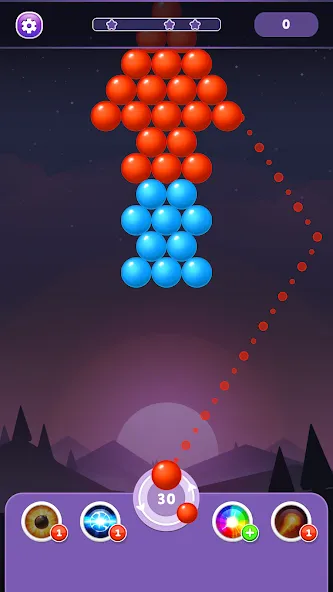 Bubble Shooter Rainbow  [МОД Unlocked] Screenshot 3