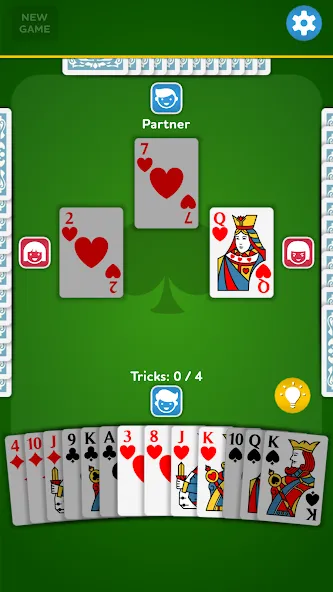 Spades - Card Game (Спейдс)  [МОД Много денег] Screenshot 1