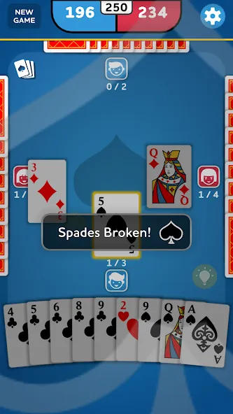 Spades - Card Game (Спейдс)  [МОД Много денег] Screenshot 5