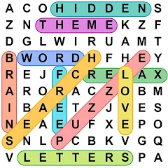 Скачать взломанную Word Search - Word Puzzle Game  [МОД Бесконечные монеты] - полная версия apk на Андроид