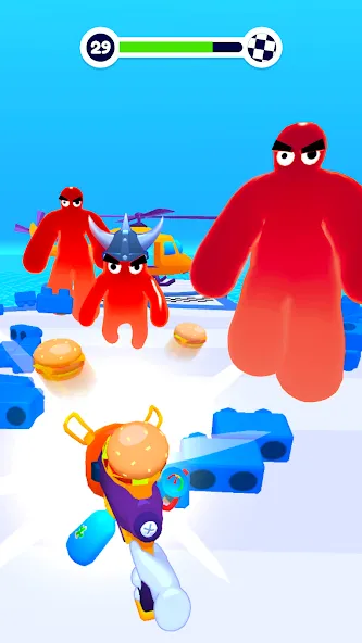 Blob Shooter 3D — Assassin Hit  [МОД Все открыто] Screenshot 4