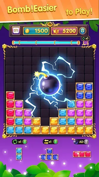 Block Puzzle: Block Blast!  [МОД Много монет] Screenshot 2