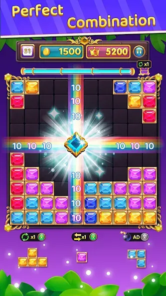 Block Puzzle: Block Blast!  [МОД Много монет] Screenshot 4