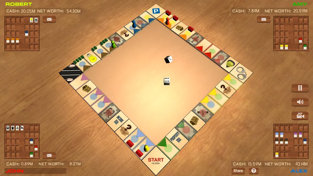 Businessman ONLINE board game (Бизнесмен онлайн настольная игра)  [МОД Menu] Screenshot 1