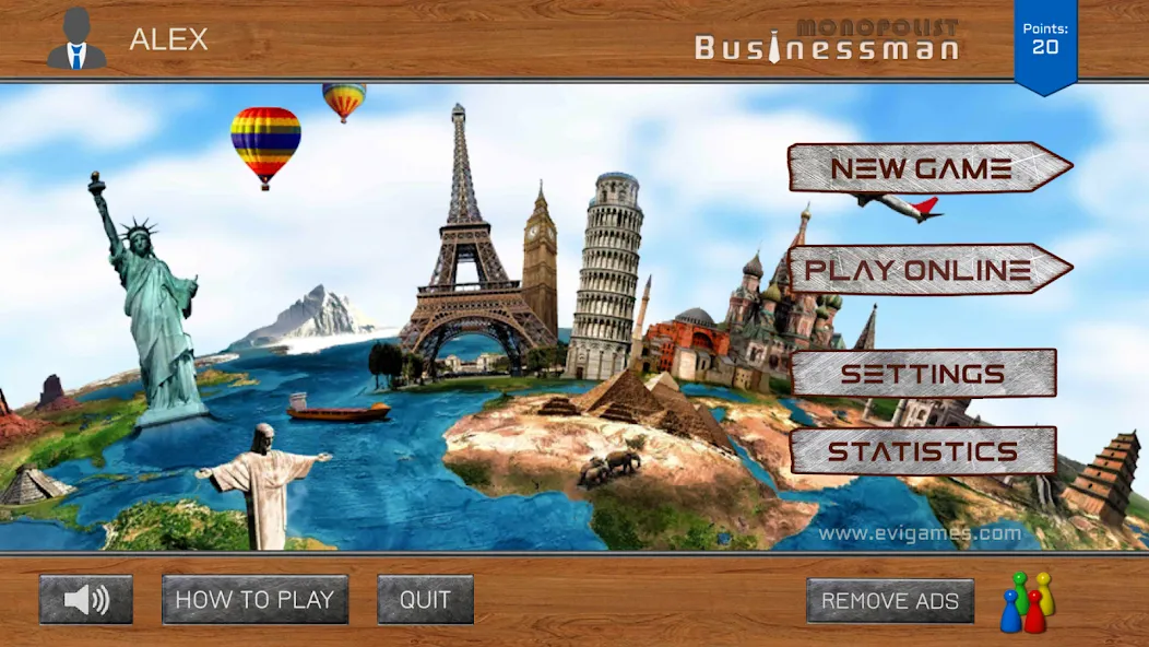 Businessman ONLINE board game (Бизнесмен онлайн настольная игра)  [МОД Menu] Screenshot 2