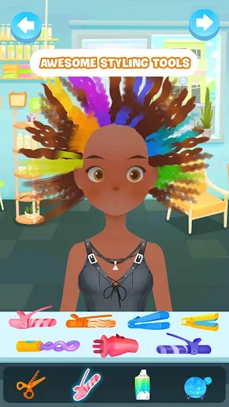 Hair salon games : Hairdresser  [МОД Mega Pack] Screenshot 2