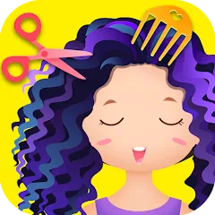 Взломанная Hair salon games : Hairdresser  [МОД Mega Pack] - последняя версия apk на Андроид