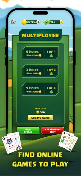 Play Nine: Golf Card Game (Плей Найн)  [МОД Unlocked] Screenshot 3