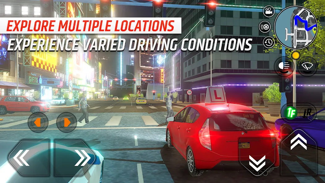 Car Driving School Simulator (Автошкола симулятор вождения)  [МОД Unlocked] Screenshot 2