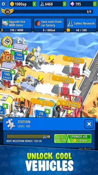 Idle Inventor - Factory Tycoon (Айдл Инвентор)  [МОД Меню] Screenshot 2