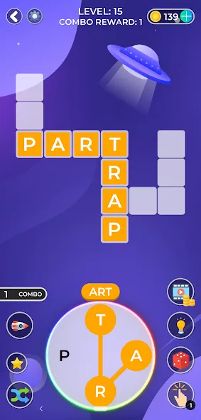 Word Game. Crossword Search Pu  [МОД Бесконечные монеты] Screenshot 5