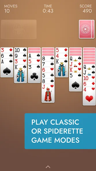 Spider Solitaire  [МОД Unlocked] Screenshot 5