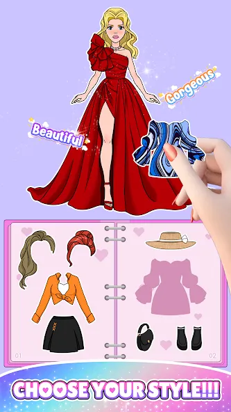 Paper Doll: Fashion Dress Up (Свит Пейпер Долл)  [МОД Mega Pack] Screenshot 5