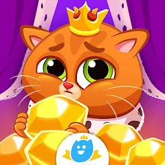 Взломанная Bubbu Jewels - Merge Puzzle (Буббу Джуэлс)  [МОД Меню] - последняя версия apk на Андроид