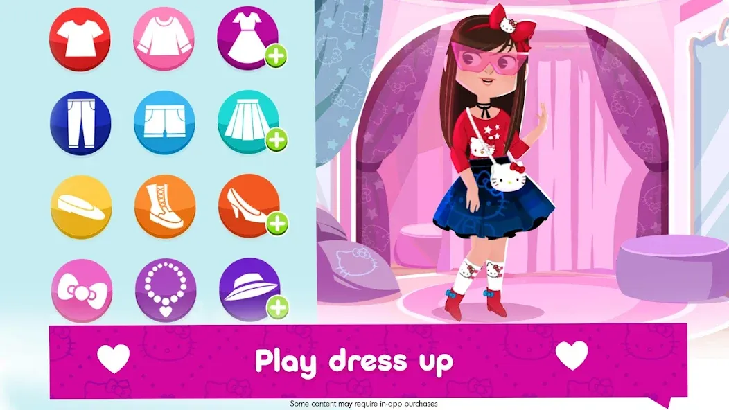 Hello Kitty Fashion Star  [МОД Бесконечные монеты] Screenshot 2