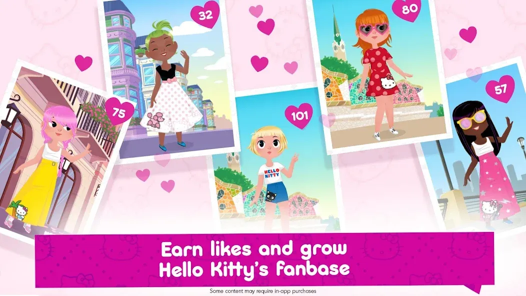 Hello Kitty Fashion Star  [МОД Бесконечные монеты] Screenshot 3