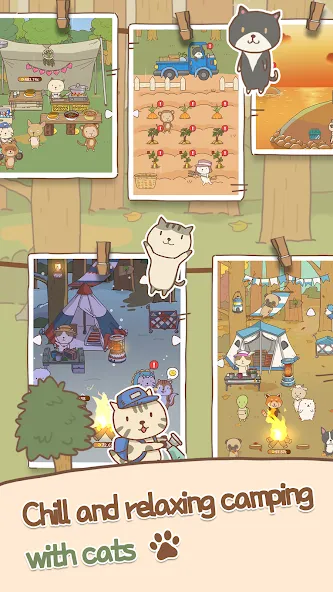 Animal Camping: Idle Camp (Анимал Кемпинг)  [МОД Unlocked] Screenshot 1