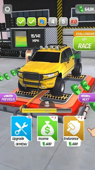 Dyno Racing (Дино Рейсинг)  [МОД Unlimited Money] Screenshot 4