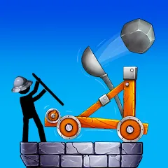 Взломанная The Catapult 2 : bone masters  [МОД Unlocked] - последняя версия apk на Андроид