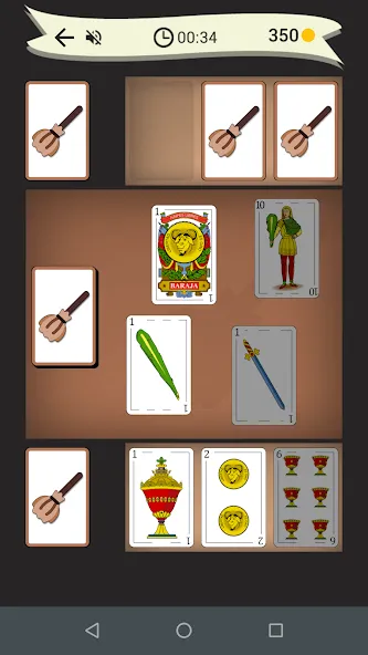 Broom: card game (Эскоба дель 15)  [МОД Unlimited Money] Screenshot 3