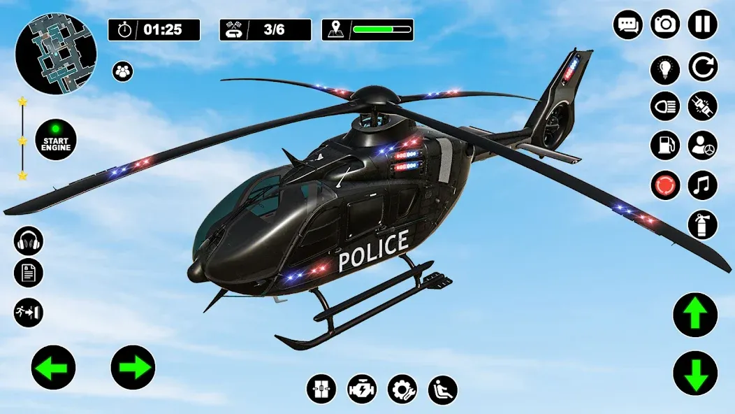 Police Helicopter Chase Game  [МОД Unlocked] Screenshot 5