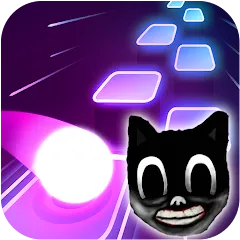 Взлом Cartoon cat - Hop tiles rush (Картун кэт)  [МОД Много денег] - последняя версия apk на Андроид