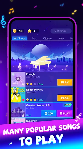 Beat Piano Dance:music game (Маджик Пиано Тайлз)  [МОД Меню] Screenshot 5