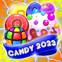 Скачать взломанную Candy 2024-Candy Match 3 Game (Кэнди 2023)  [МОД Menu] - последняя версия apk на Андроид