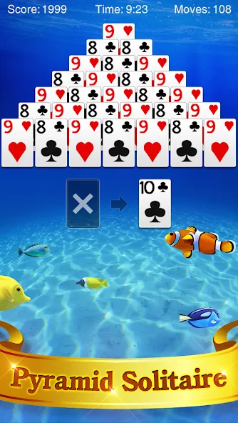 Pyramid Solitaire  [МОД Все открыто] Screenshot 1