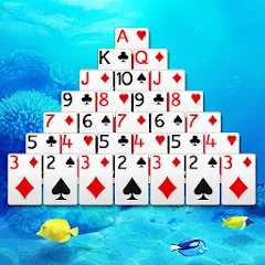 Скачать взломанную Pyramid Solitaire  [МОД Все открыто] - последняя версия apk на Андроид