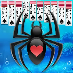 Скачать взломанную Spider Solitaire  [МОД Много монет] - стабильная версия apk на Андроид