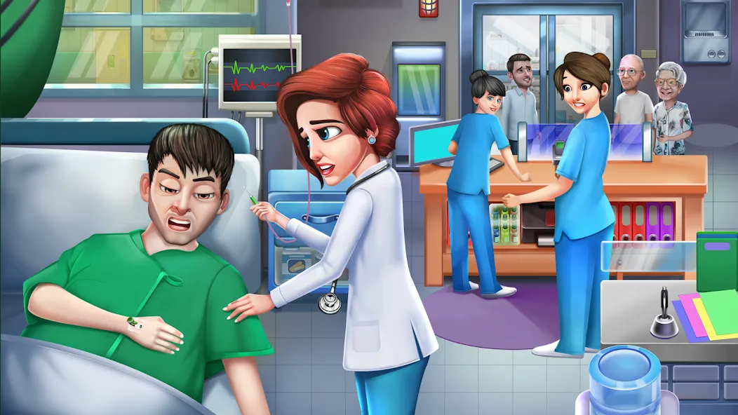 Doctor Hospital Games Offline  [МОД Unlocked] Screenshot 1