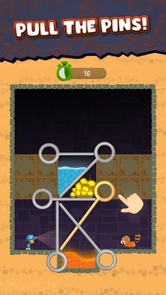 Mine Rescue: Gold Mining Games (Майн Рескью)  [МОД Бесконечные монеты] Screenshot 2