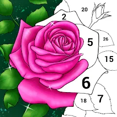 Взлом Casual Color - Color by Number  [МОД Mega Pack] - последняя версия apk на Андроид