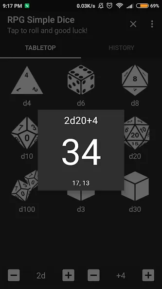 RPG Simple Dice (РПГ Простые Кости)  [МОД Много монет] Screenshot 2