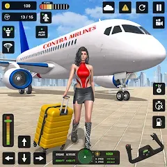 Взломанная City Pilot Cargo Plane Games (Сити Пилот Карго Плейн Геймс)  [МОД Бесконечные монеты] - полная версия apk на Андроид