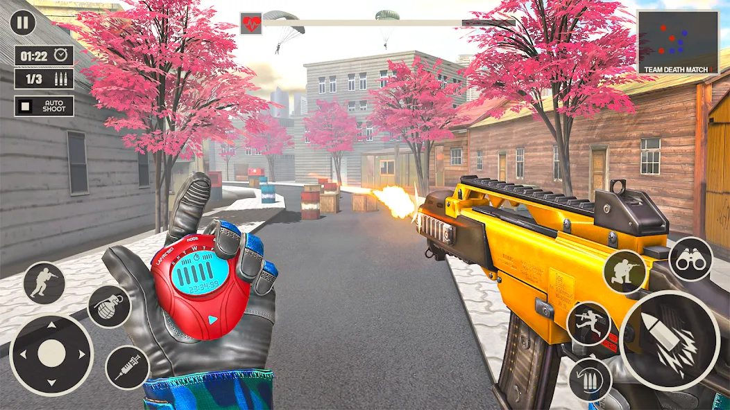 Offline War Shooting Games 3D  [МОД Unlocked] Screenshot 2