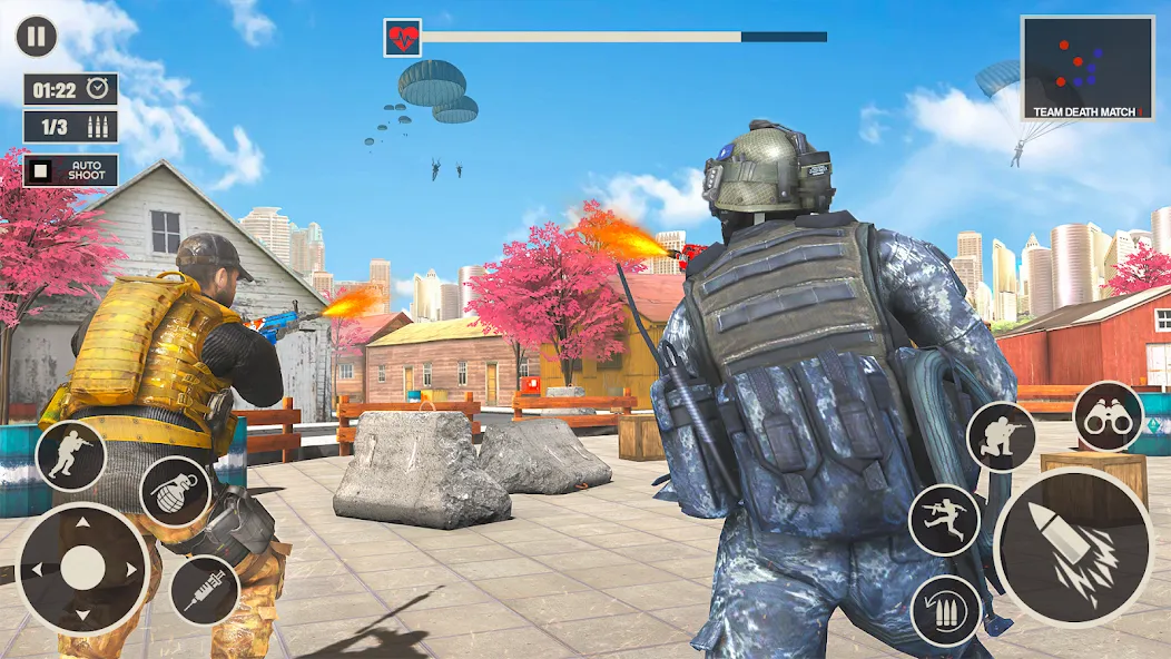 Offline War Shooting Games 3D  [МОД Unlocked] Screenshot 4