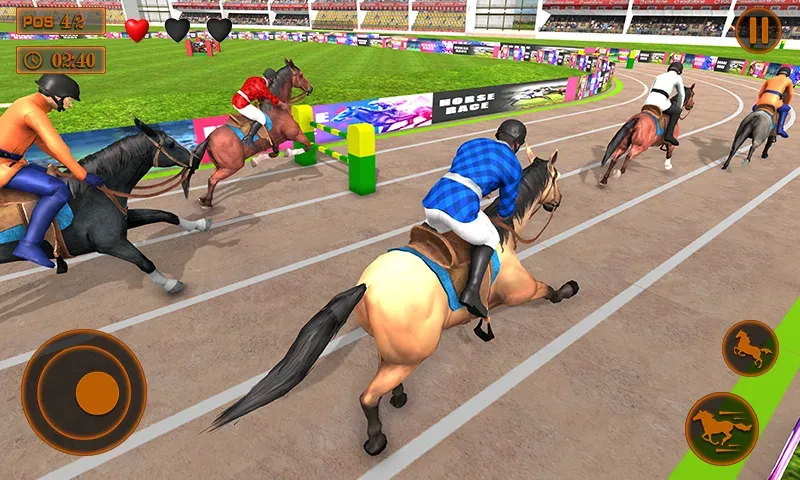 Mounted Horse Racing Games  [МОД Бесконечные монеты] Screenshot 4