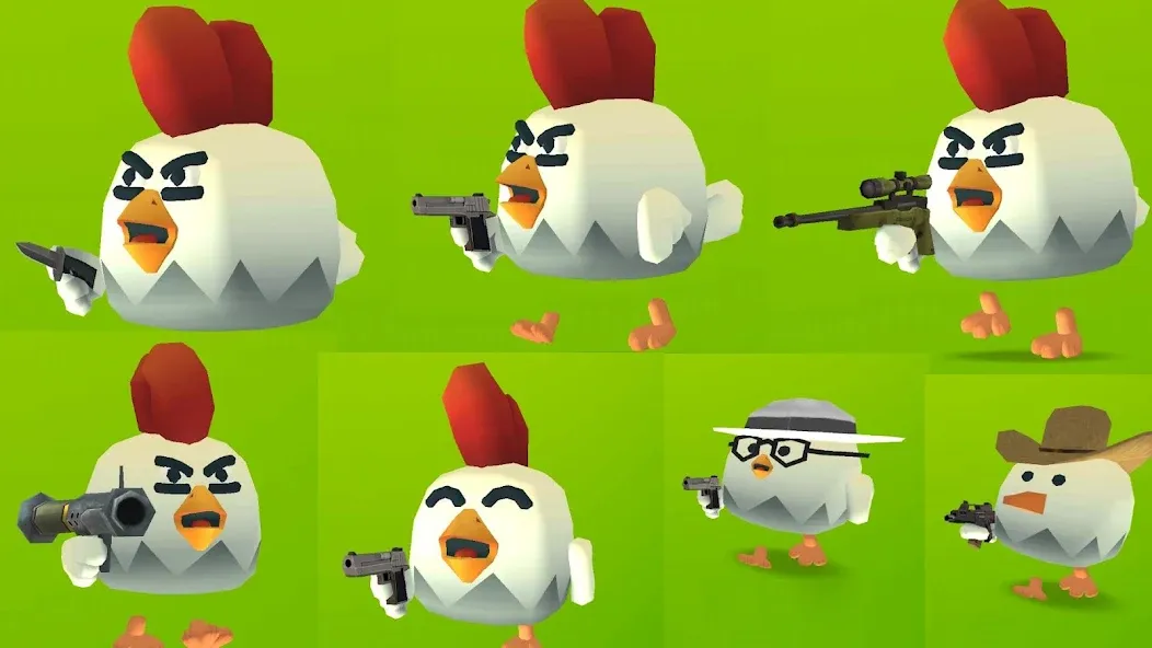 Chicken Gun (Чикен Ган)  [МОД Бесконечные деньги] Screenshot 1