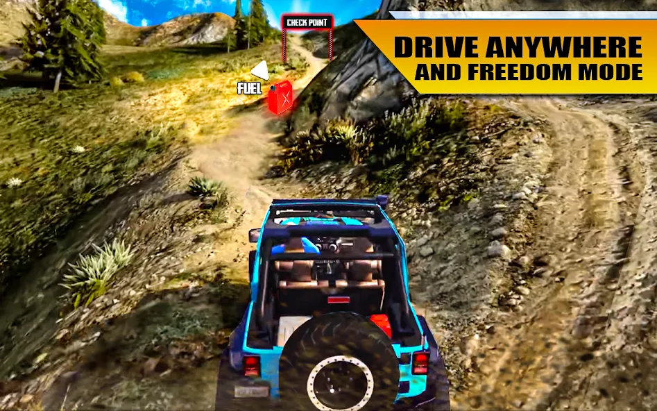 Off Road Jeep Drive Simulator  [МОД Бесконечные деньги] Screenshot 5