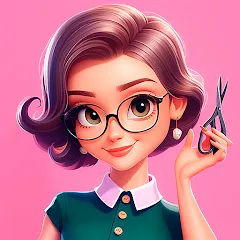 Взлом Beauty Tycoon: Hair Salon Game (Бьюти Тайкун)  [МОД Много монет] - последняя версия apk на Андроид